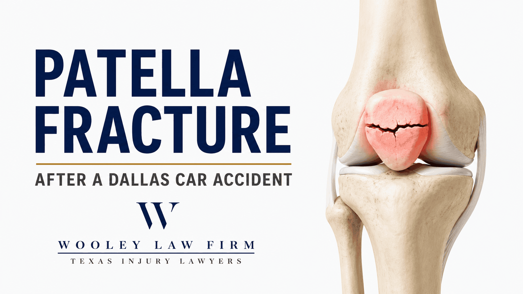 Patella Fracture After a Dallas Car Accident: Broken Kneecap Injury Claims